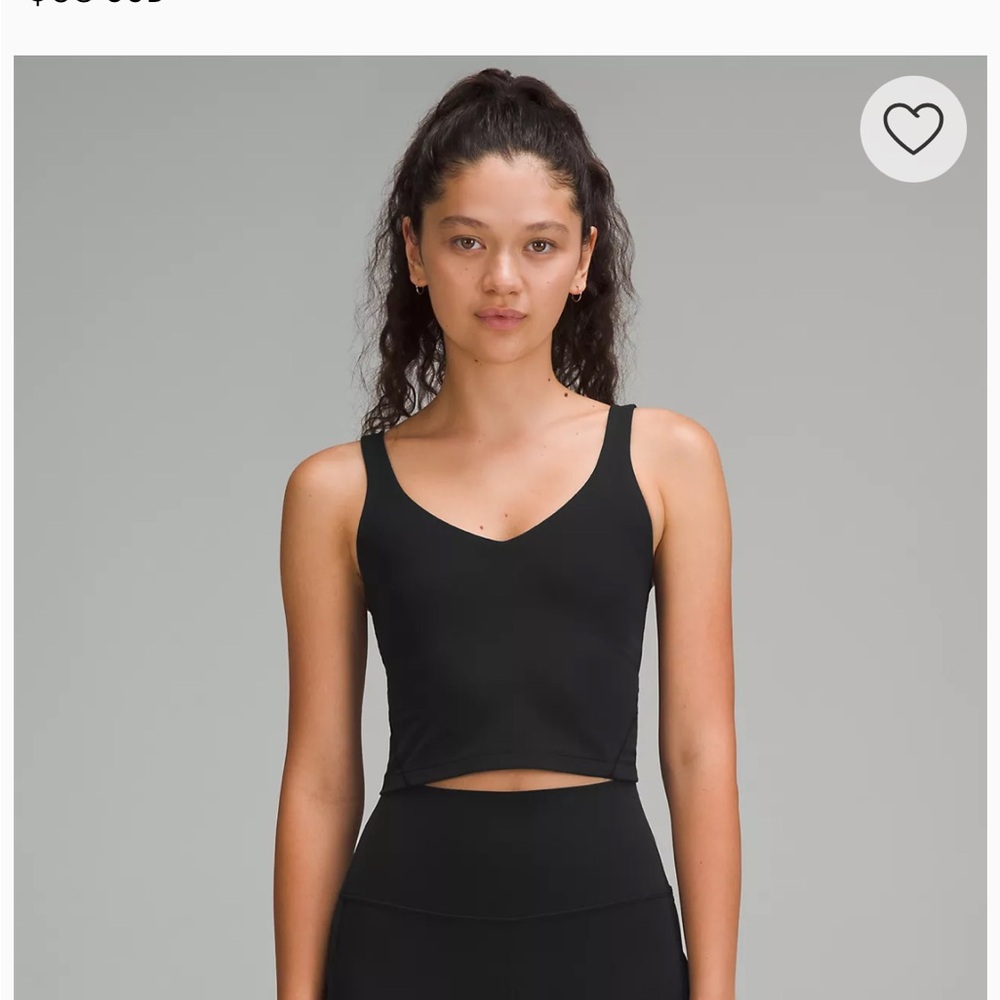 Black lululemon align tank
